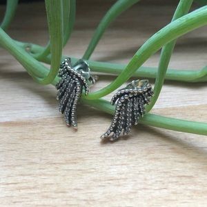 Pandora Majestic Feathers Phoenix Earrings